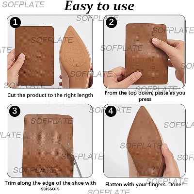 4Pcs Shoe Sole Repair AJEW-SP0002-47C-05-1