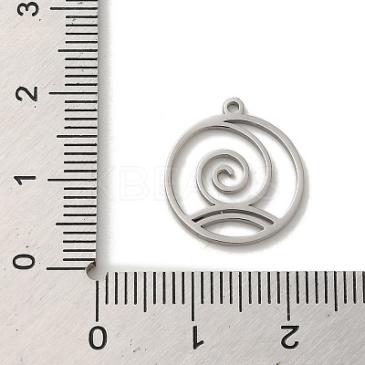 Non-Tarnish 304 Stainless Steel Pendants STAS-O005-18P-1