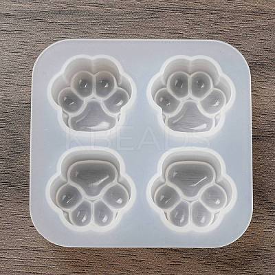 Paw Print Shape Food Grade Silicone Molds LS-DIY-F147-02-1