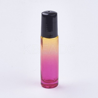 10ml Glass Gradient Color Essential Oil Empty Roller Ball Bottles MRMJ-WH0011-B02-10ml-1
