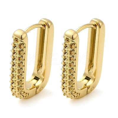 304 Stainless Steel Hoop Earring Findings STAS-G317-07G-1