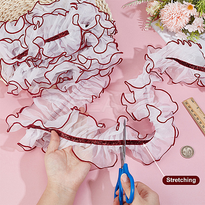 Pleated Polyester Ribbon OCOR-BC0009-24-1