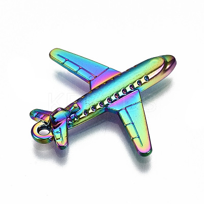 Rainbow Color Alloy Pendants PALLOY-S180-025-RS-1