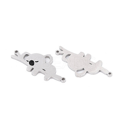 304 Stainless Steel Connector Charms STAS-T070-12P-1