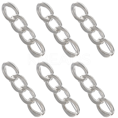 6Pcs Chain Shape Alloy Adjustable Jean Pins AJEW-GF0009-70P-1