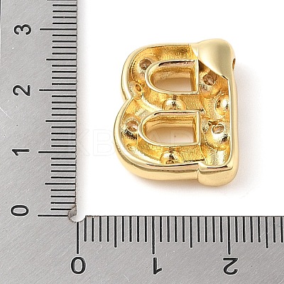 Brass Micro Pave Clear Cubic Zirconia Pendant KK-Z046-01G-B-1