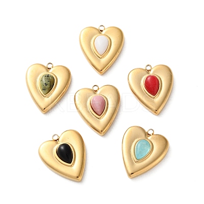 Ion Plating(IP) 304 Stainless Steel Pendants STAS-C114-12G-1