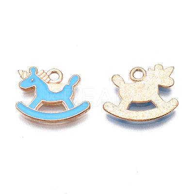 Alloy Enamel Pendants ENAM-S115-040C-1