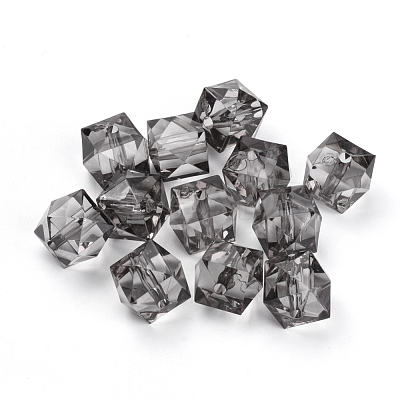 Transparent Acrylic Beads X-TACR-Q259-10mm-V70-1
