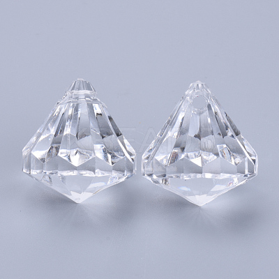 Transparent Acrylic Pendants TACR-Q260-C-V01-1