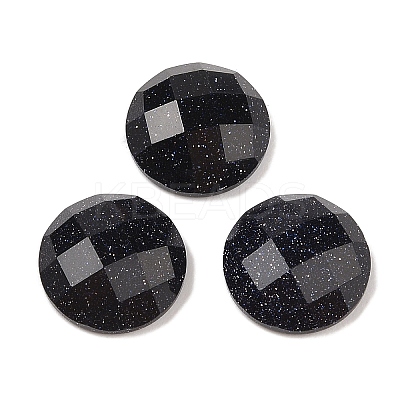 Synthetic Blue Goldstone Cabochons G-C146-03J-1