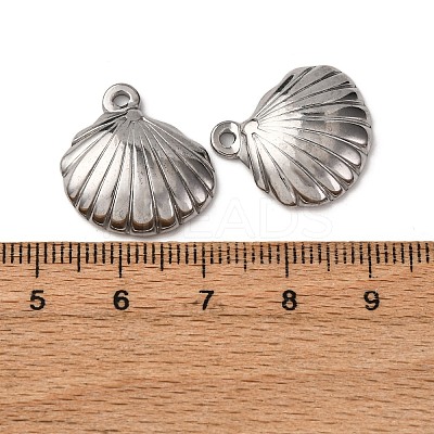 Ocean 304 Stainless Steel Pendants STAS-P406-16F-P-1