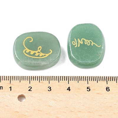 16Pcs 16 Styles Natural Green Aventurine Display Decorations G-F786-02A-05-1