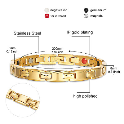 Stainless Steel Watch Band Bracelets JB654B-1