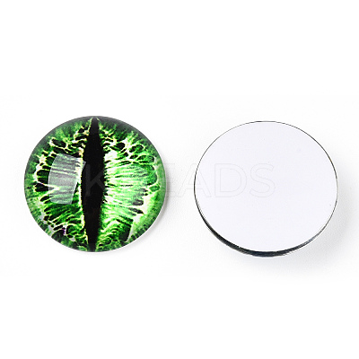 Glass Cabochons GGLA-T004-02-H-1