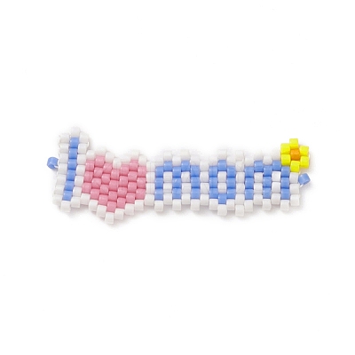 3Pcs 3 Color Handmade Loom Pattern MIYUKI Seed Beads PALLOY-MZ00052-1