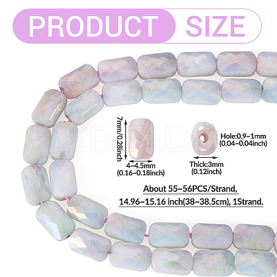 1Strand Anti-Tarnish Electroplate Glass Beads Strands GLAA-TA0003-99B-1