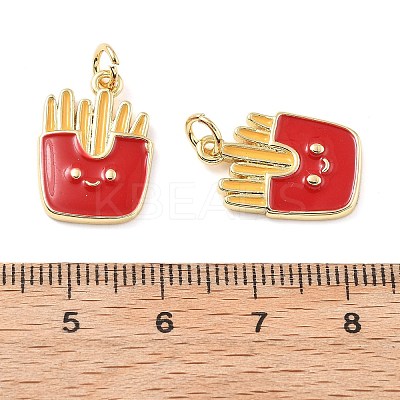 Brass Pendants KK-H002-07F-G-RS-1