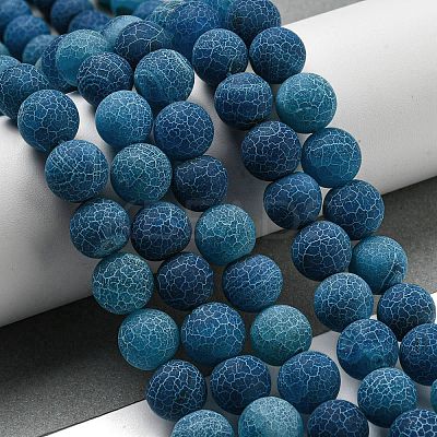 Natural Weathered Agate Beads Strands G-P538-A01-04-1