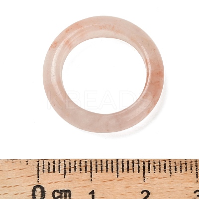 Natural Xinjiang Golden Silk Jade Finger Rings for Women RJEW-G360-01A-1