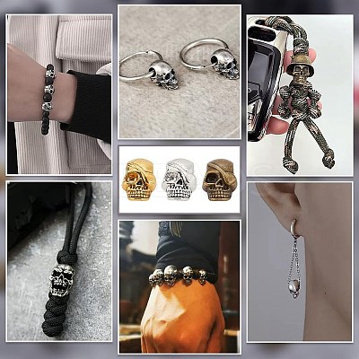 45Pcs 3 Colors Alloy European Beads FIND-PH0021-85-1