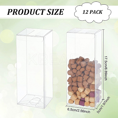 Transparent Plastic PET Box Gift Packaging CON-BC0001-36A-1