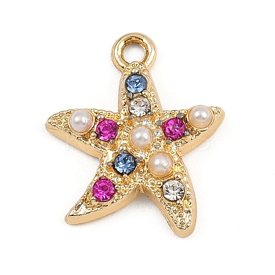 Alloy Rhinestone Pendants LS-FIND-F013-06A-G-1