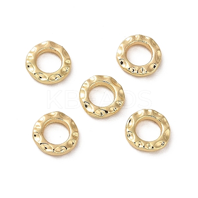 Rack Plating Zinc Alloy Linking Rings PALLOY-F305-06A-G-1