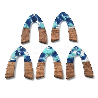 Resin and Walnut Pendants FIND-R051-11-1