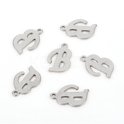 Non-Tarnish 201 Stainless Steel Pendants STAS-L244-04B-P-1