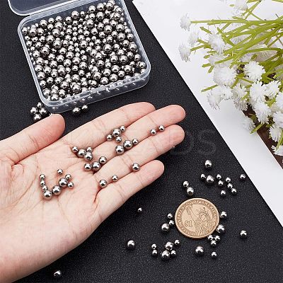 450Pcs 3 Style 304 Stainless Steel Ball STAS-FH0001-58-1