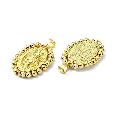 Rack Plating Brass Pendants KK-Q810-03B-G-1