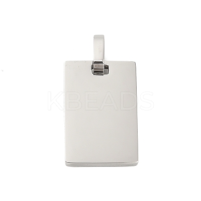 304 Stainless Steel Stamping Blank Tag Pendants STAS-Z126-03P-01-1
