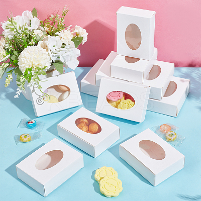 Rectangle Folding Paper Storage Boxes CON-WH0106-01B-01-1