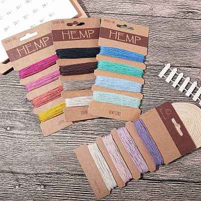 4 Cards 4 Style Jute Cord OCOR-SZ0001-15-1