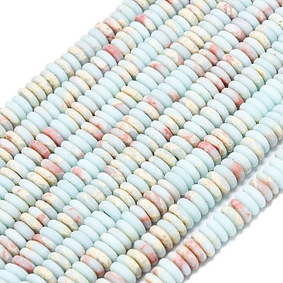 Frosted Synthetic ShouShan Stone Beads Strands G-K389-C39-01-1