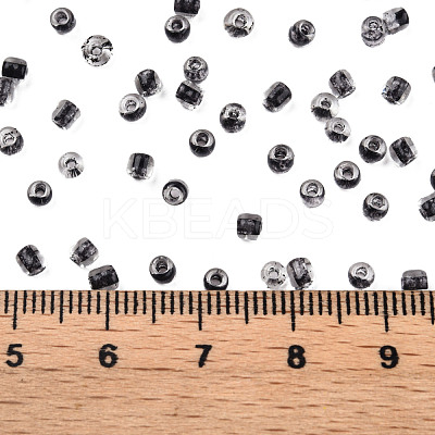Glow in the Dark Luminous Transparent 8/0 Glass Seed Beads SEED-YWC0001-01A-1