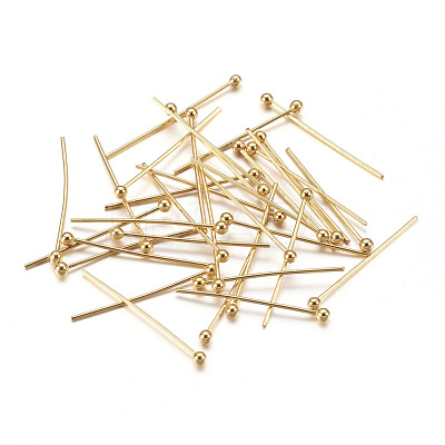 304 Stainless Steel Ball Head Pins X-STAS-P194-02G-1