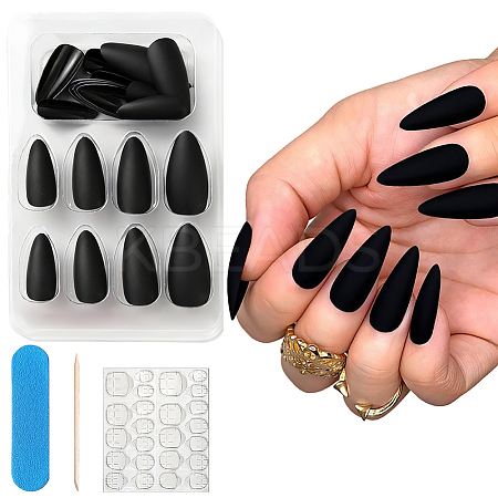 1 Bag ABS Plastic Press On False Nails MRMJ-CP0001-62-1