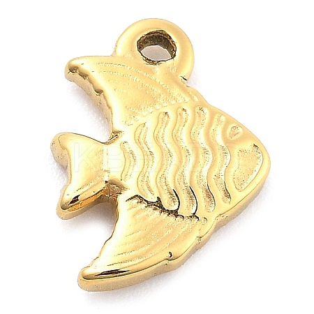 Ion Plating(IP) 304 Stainless Steel Pendants STAS-P379-08A-G-1