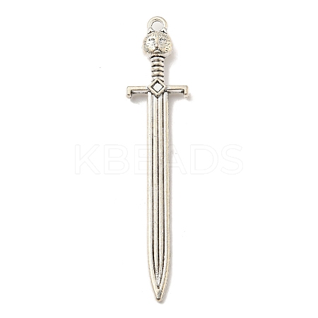 Tibetan Style Alloy Big Pendants TIBE-L013-01AS-1