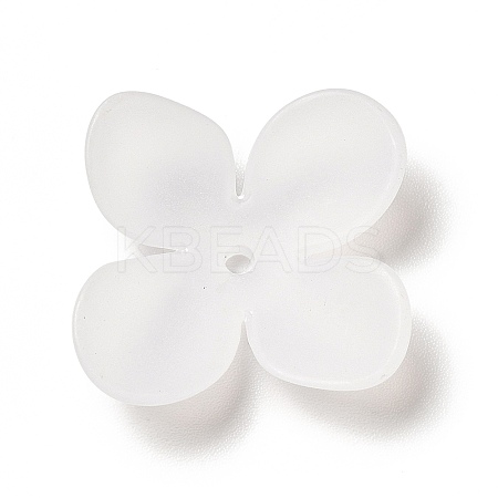 Transparent Acrylic Bead Caps MACR-J122-02-1