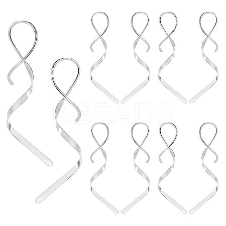 5Pairs Vortex Spiral 304 Stainless Steel Dangle Earrings for Women EJEW-ME0001-15-1