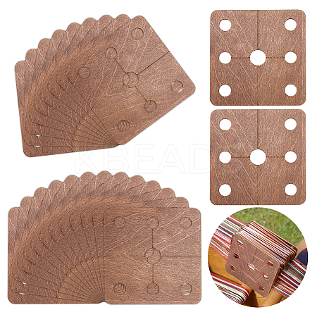 24Pcs Wood Tool for Knitting Loom Accessories TOOL-GA0001-90A-02-1
