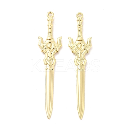 Rack Plating Alloy Big Pendants X-PALLOY-E025-05G-1