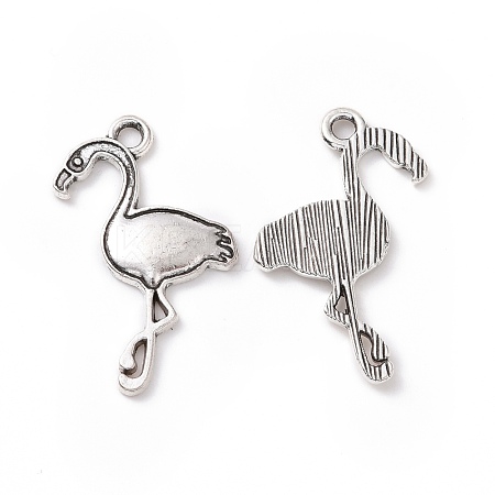 Tibetan Style Alloy Pendants TIBEP-S315-11AS-RS-1