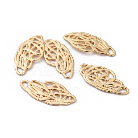 Brass Filigree Joiners Links X-KK-S350-146G-1
