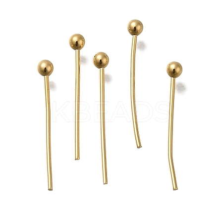 Brass Ball Head Pins KK-H502-03K-G-1