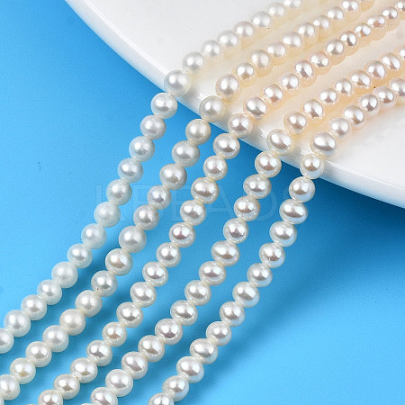 Natural Cultured Freshwater Pearl Beads Strands PEAR-N013-03C-1