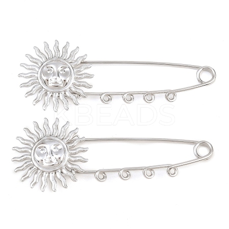Sun 304 Stainless Steel Safety Pins Brooch Findings SA-CBA098D-13D-P-1
